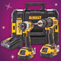 Dewalt - 18V Combi & Impact Drill Twin Pack