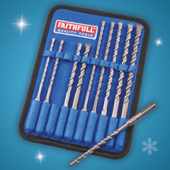 Faithfull - 10 Piece SDS Drill Bit Set