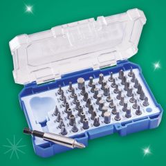 Faithfull - 61 Piece Chrome Vanadium Security Screwdriver Bit Set