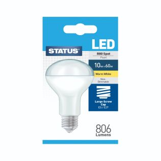 10W 60W - LED - R80 Spot Bulb - Es