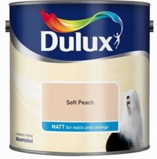 Dulux Matt Paint 2.5L Soft Peach