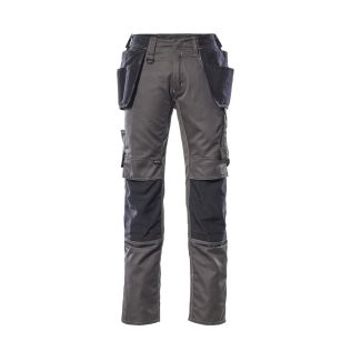 Mascot - Kassel Trousers With Holster Pockets - Grey/ Black