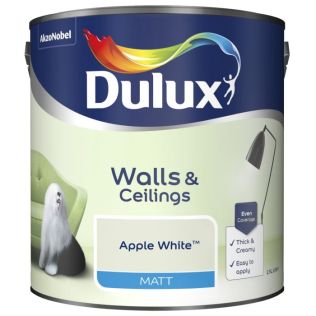 Dulux Matt Paint 2.5L Apple White