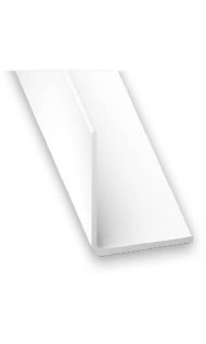 Corner PVC 1.0mm X 10mm X 10mm X 1M White 2002-68530