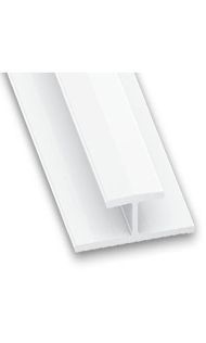 Profile Connecting PVC 25/11mm X 6mm X 1M White 2002-8004