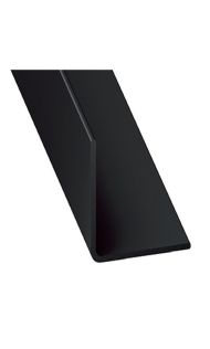 Corner PVC 1.0mm X 20mm X 20mm X 2M Gloss Black 2003-89550