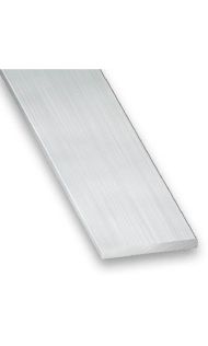 Profile Flat Aluminium 2.0mm X 10mm X 1M 2005-5209