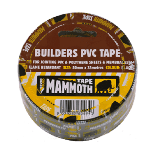 Builders PVC Tape 50mm X 33M