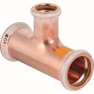Mapress Gas Copper Reduced Tee 22X15mm 34536