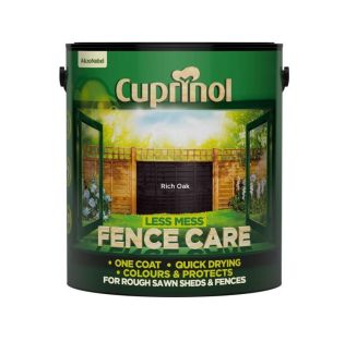 Cuprinol Less Mess Fence Care Rich Oak 6L