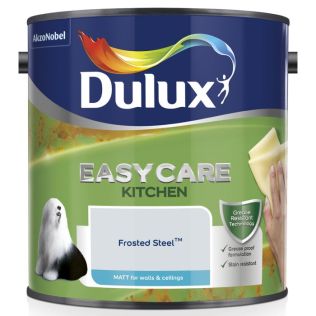 Dulux Easycare Kitchen Matt Paint 2.5L Frosted Steel