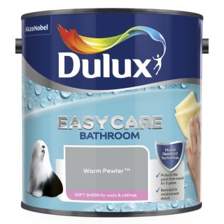 Dulux Easycare Bathroom Soft Sheen Paint 2.5L Warm Pewter