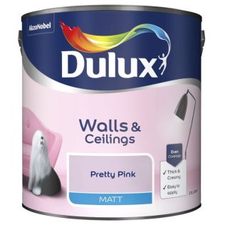 Dulux Matt Paint 2.5L Pretty Pink