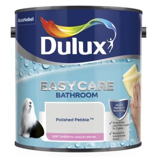Dulux Easycare Bathroom Soft Sheen Paint 2.5L Polished Pebble