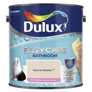 Dulux Easycare Bathroom Soft Sheen Paint 2.5L Natural Hessian