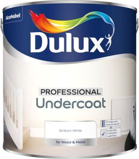 Dulux Professional Undercoat 2.5L Pure Brilliant White