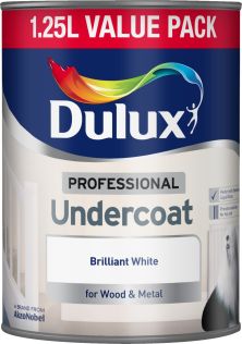Dulux Professional Undercoat 1.25L Pure Brilliant White
