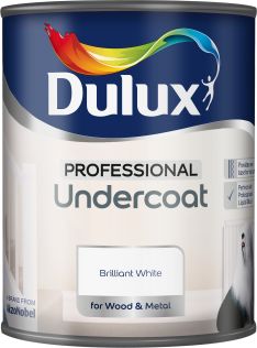Dulux Professional Undercoat 750ml Pure Brilliant White