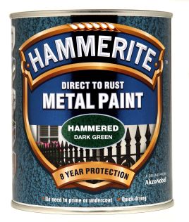 Hammerite Metal Paint Hammered Dark Green 750ml