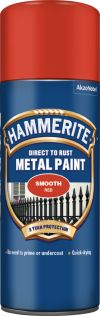 Hammerite Metal Paint Smooth Red 400ml Aerosol