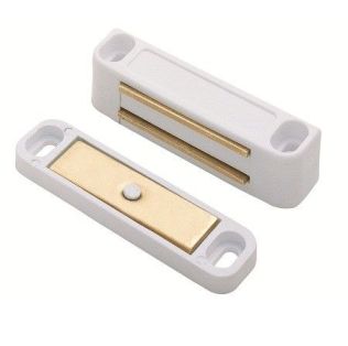 Magnetic Catch 42mm X 22mm White Pack Of 2 Medium 