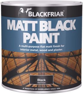 Blackfriar Paint Matt Black 1L