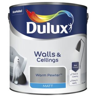 Dulux Matt Paint 2.5L Warm Pewter