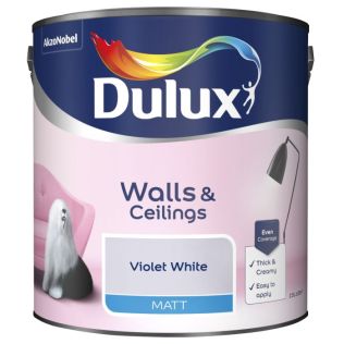 Dulux Matt Paint 2.5L Violet White