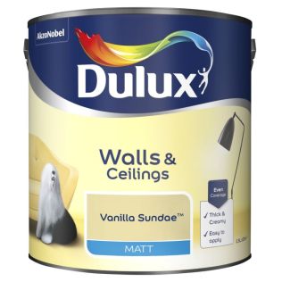Dulux Matt Paint 2.5L Vanilla Sundae