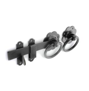 Securit - Ring Gate Latch - 150mm - Black