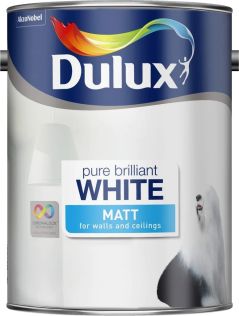 Dulux Matt Paint Pure Brilliant White 3L