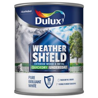 Dulux Weathershield Gloss Paint Pure Brilliant White 2.5L