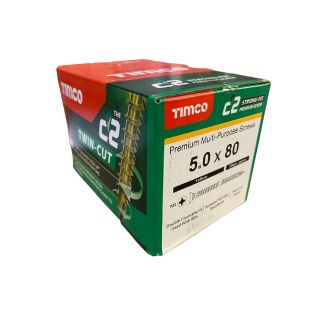 Timco - C2 Strong-Fix - 5.0 X 80 (BOX OF 200)