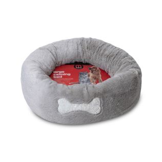 Calming Donut Bed Large Grey