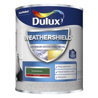 Dulux Weathershield High Gloss Paint Buckingham 750ml