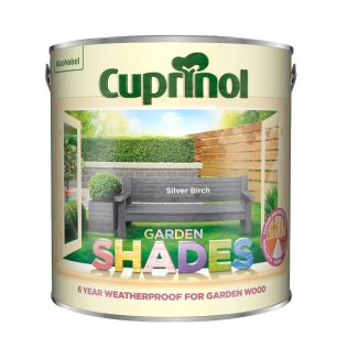 Cuprinol Garden Shades Matt Multi-Surface Exterior Wood Paint - Silver Birch 2.5L