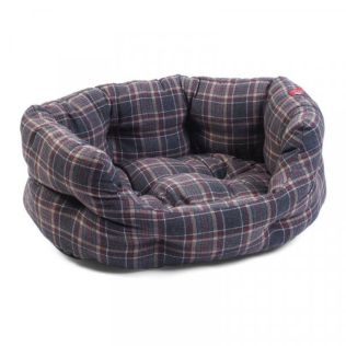 Zoon - Plaid/Tartan - Oval Bed - Extra Large