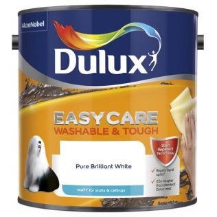 Dulux Easycare Matt Paint 2.5L Pure Brilliant White
