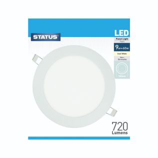 9W Round LED Panel - 150mm - Cool White