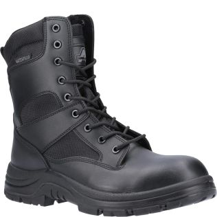 AMBLERS COMBAT MENS NON SAFETY WATERPROOF BOOTS - BLACK