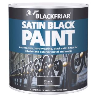 Blackfriar Paint Satin Black 1L