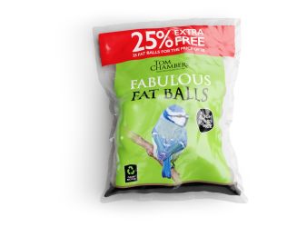 Fat Balls - Re-Fill Bag - 25% Extra Free - 25 For 20
