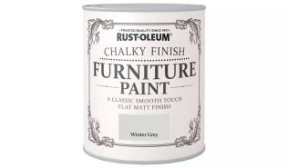Rustoleum Chalky Finish Furniture Paint Winter Grey 750ml