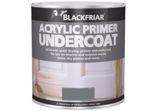 Blackfriar Quick Drying Acrylic Primer Undercoat Matt Grey 500ml