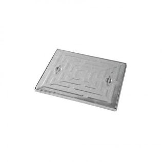 Pressed Steel Cover Single Seal Solid Top 600 X 450 