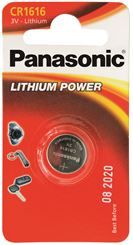 Panasonic Coin Battery Lithium 3V Cr1616
