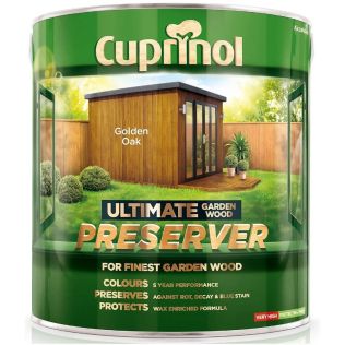 Cuprinol - Ultimate Garden Wood Preserver - Golden Cedar - 4L