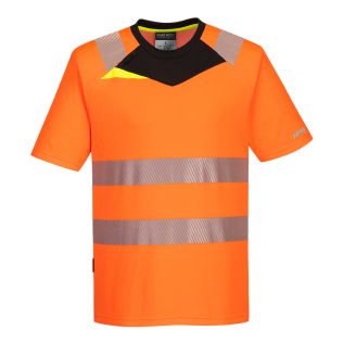 DX4 Hi-Vis T-Shirt S/S orange/black -M