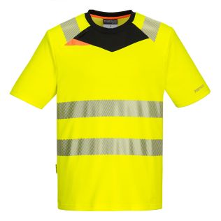 Portwest - Dx4 Hi-Vis T-Shirt - Yellow & Black - s