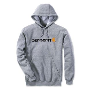 Carhartt - Signature Logo Hoodie - Heather Grey